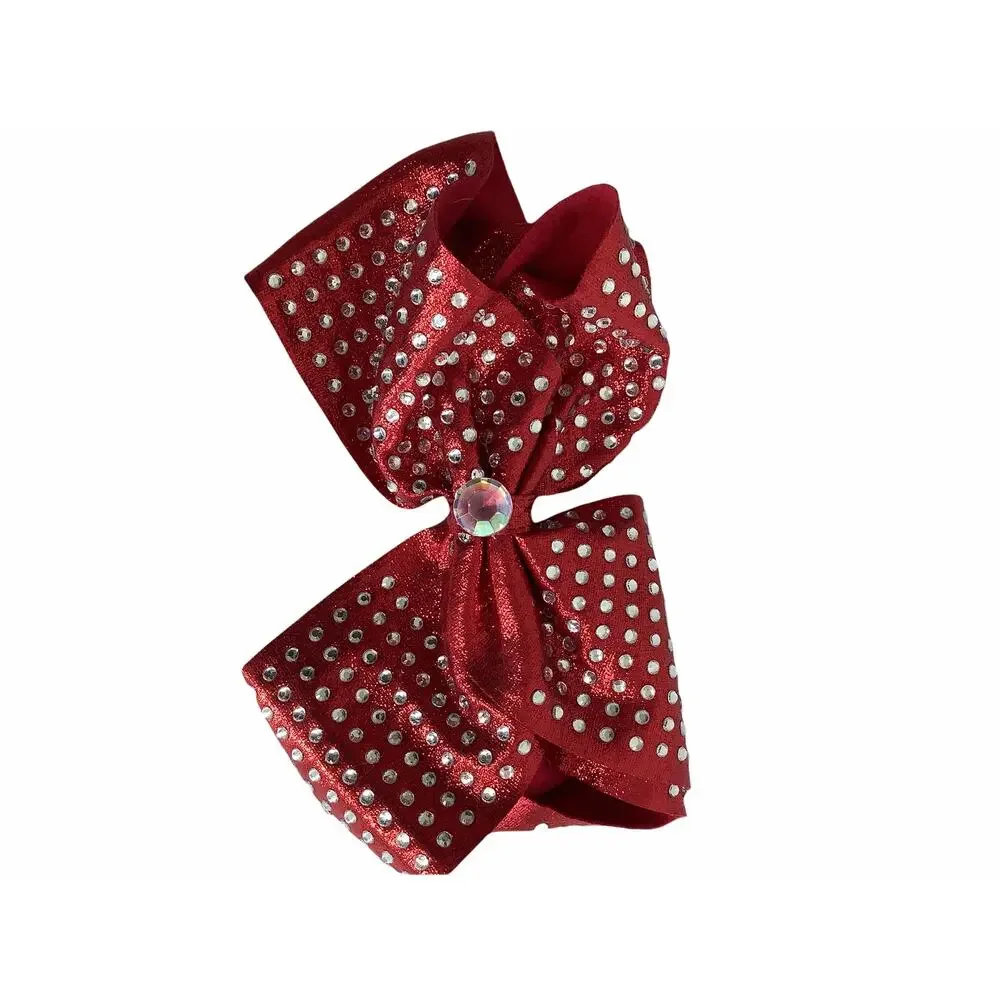 Girl’s Lot of 2 Black & Red Embellished Hair Bows